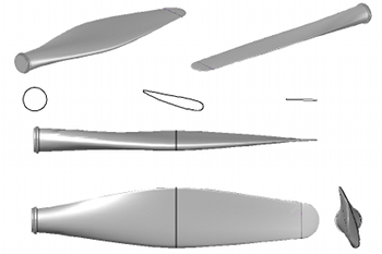 NURBS Surfacing/Solid Modeling Portfolio Page of William Halversen